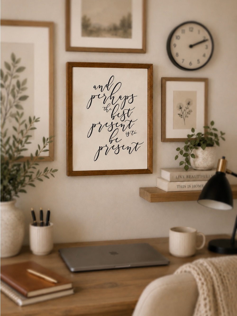 Farmhouse Inspirational Framed Wall Sign